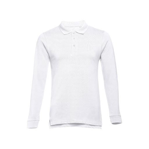 [STR-11172-106-3XL] THC BERN WH 3XL II. Polo a manica lunga da uomo