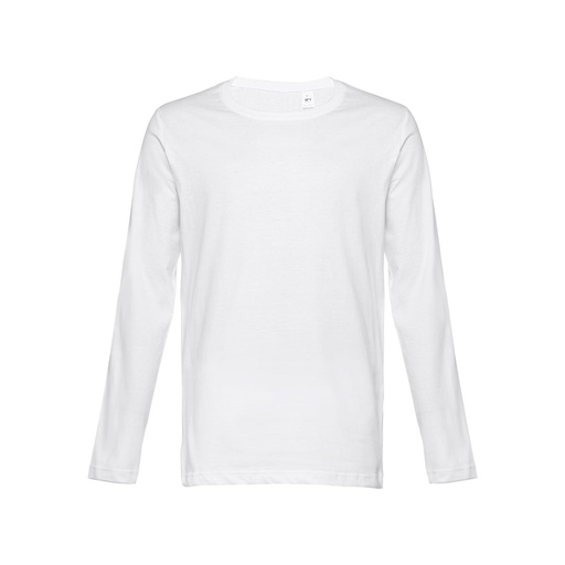 THC BUCHAREST WH. T-shirt da uomo in cotone a maniche lunghe