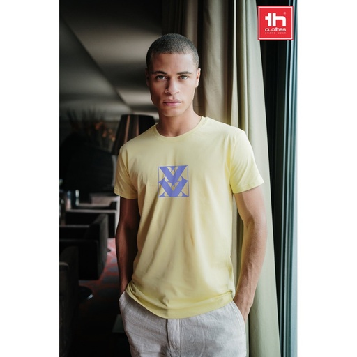 THC LUANDA. T-shirt da uomo in formato tubolare di cotone