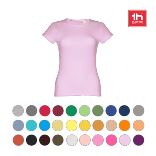 THC SOFIA. T-shirt sfiancata da donna in cotone