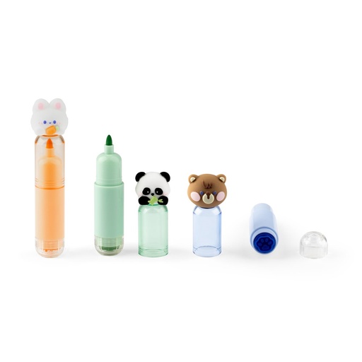 [STR-91947-160] TROPICAL. Set di 3 penne pensate per bambini in ABS