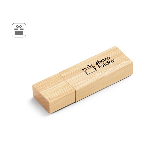 VENTER 16GB. Chiavetta USB da 16 GB in bambù