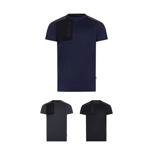 VL RHEA. T-shirt tecnica a Waffle (110 g/m²), realizzata in poliestere riciclato al 100%