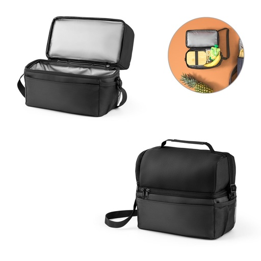 [STR-92097-103] ZIPPERS COOLER. Borsa termica in 300 D e 840D Jacquard 8'5L