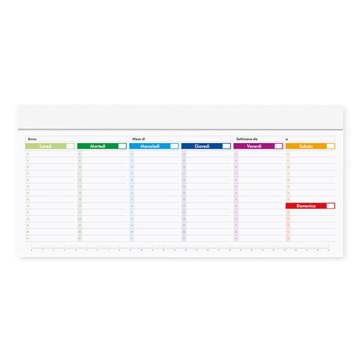 Slim Planning Multicolor