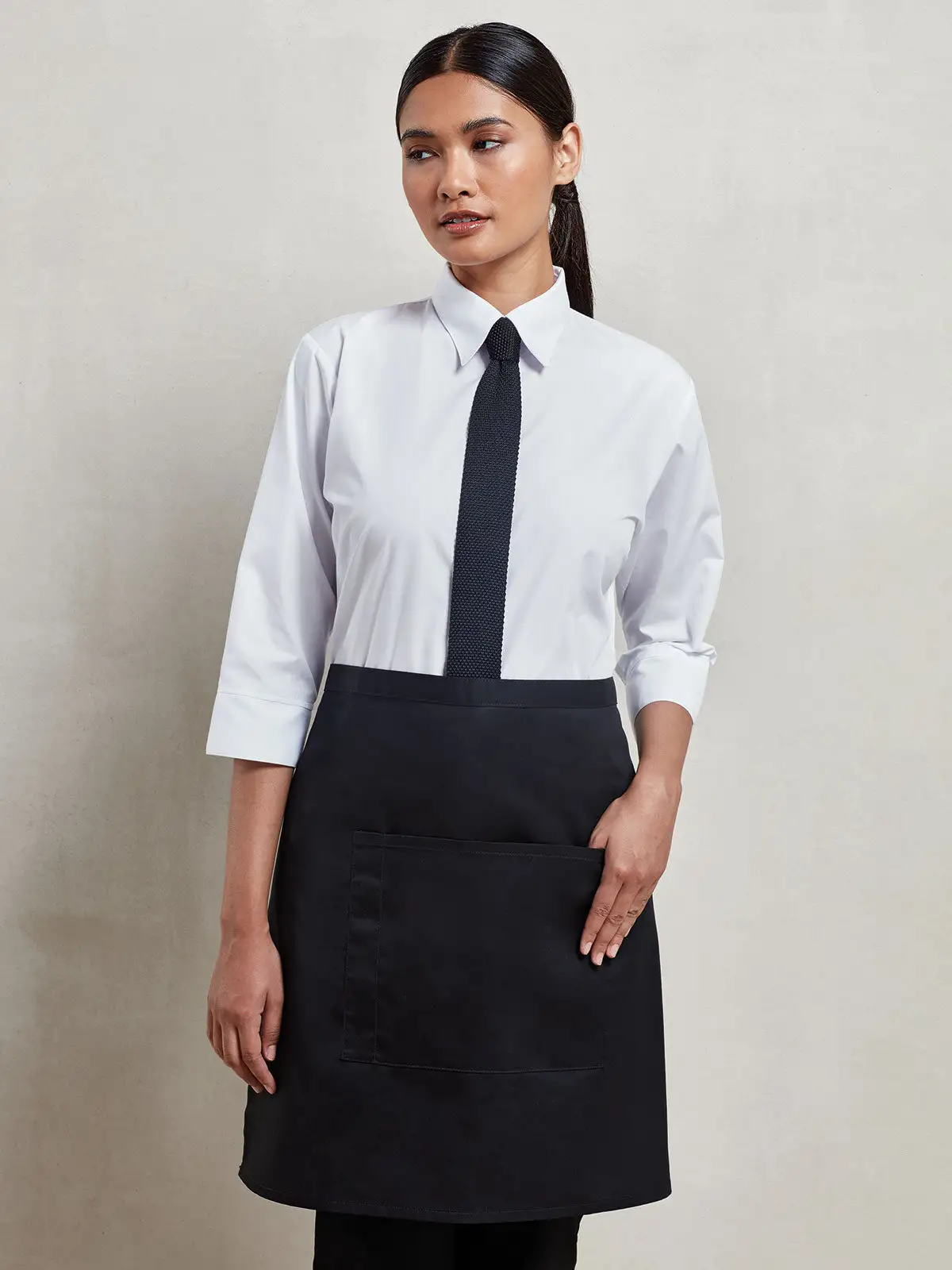 'Colours' Mid Length Apron With Pocket