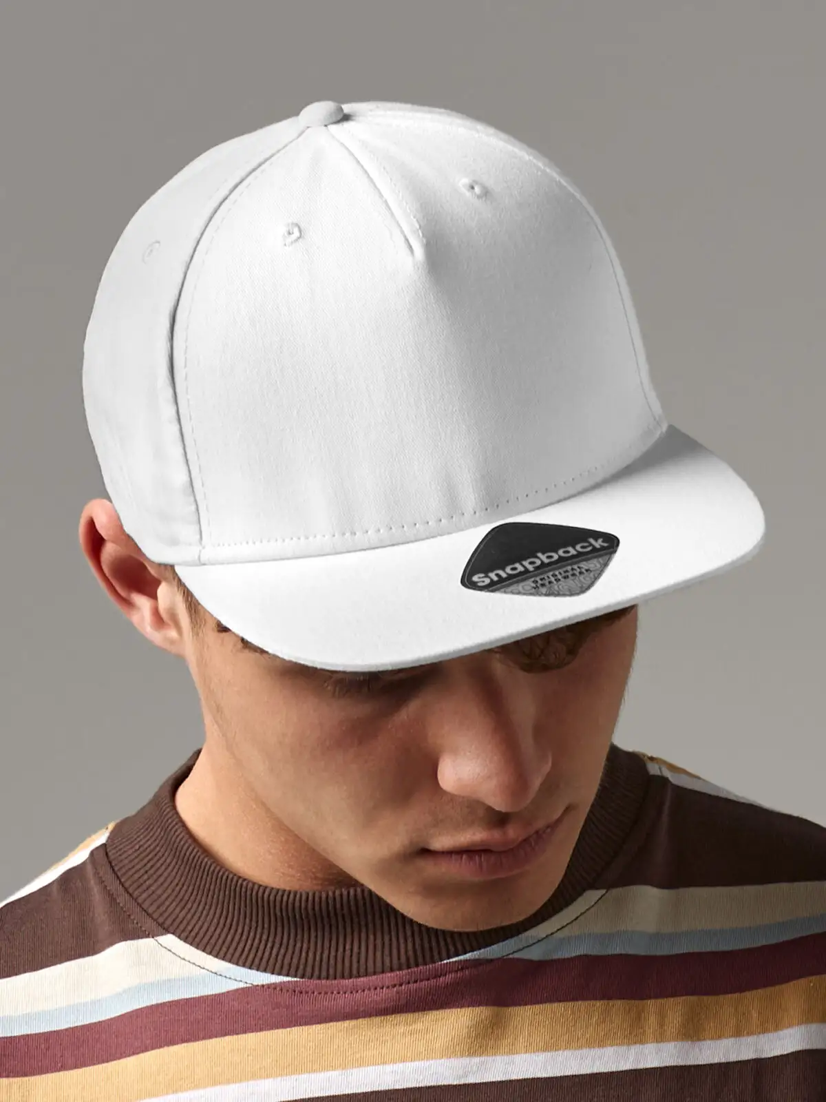 5 Panel Snapback Rapper Cap