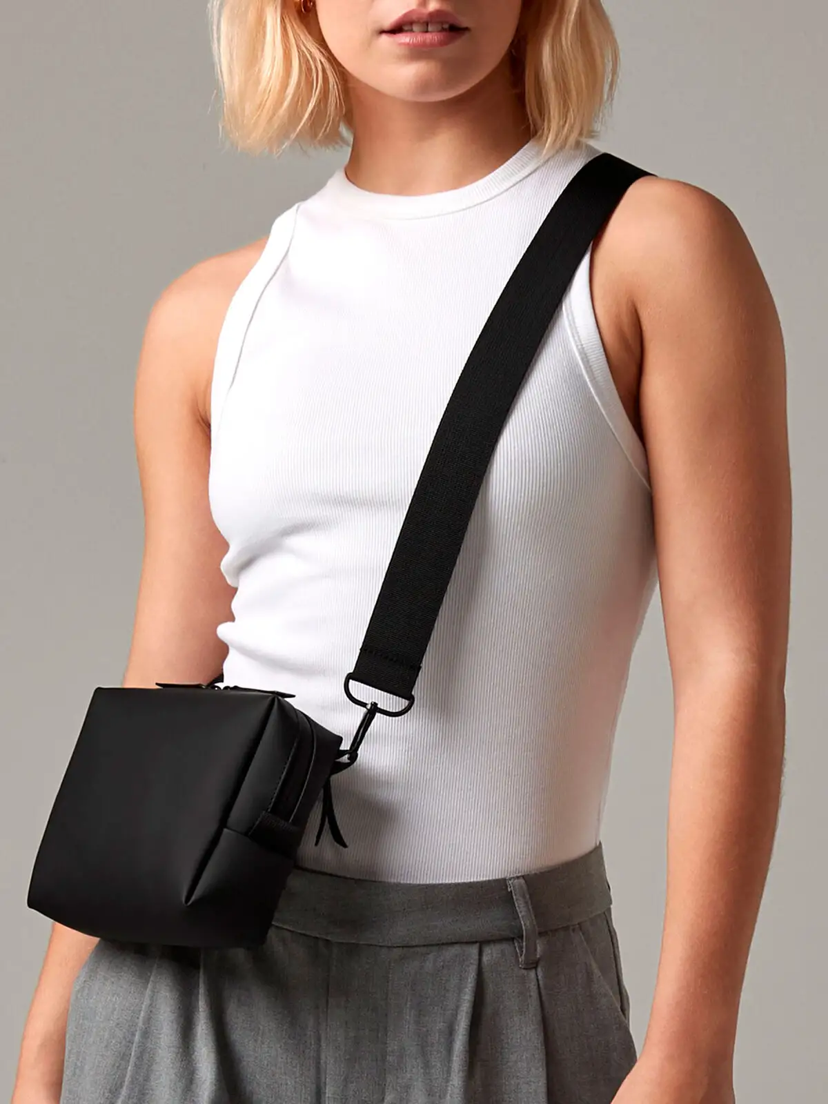 Matte PU Cross Body Bag