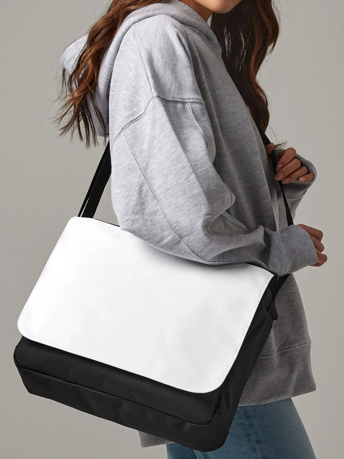 [AW-BG965-BLK-UNICA] Sublimation Messenger Bag