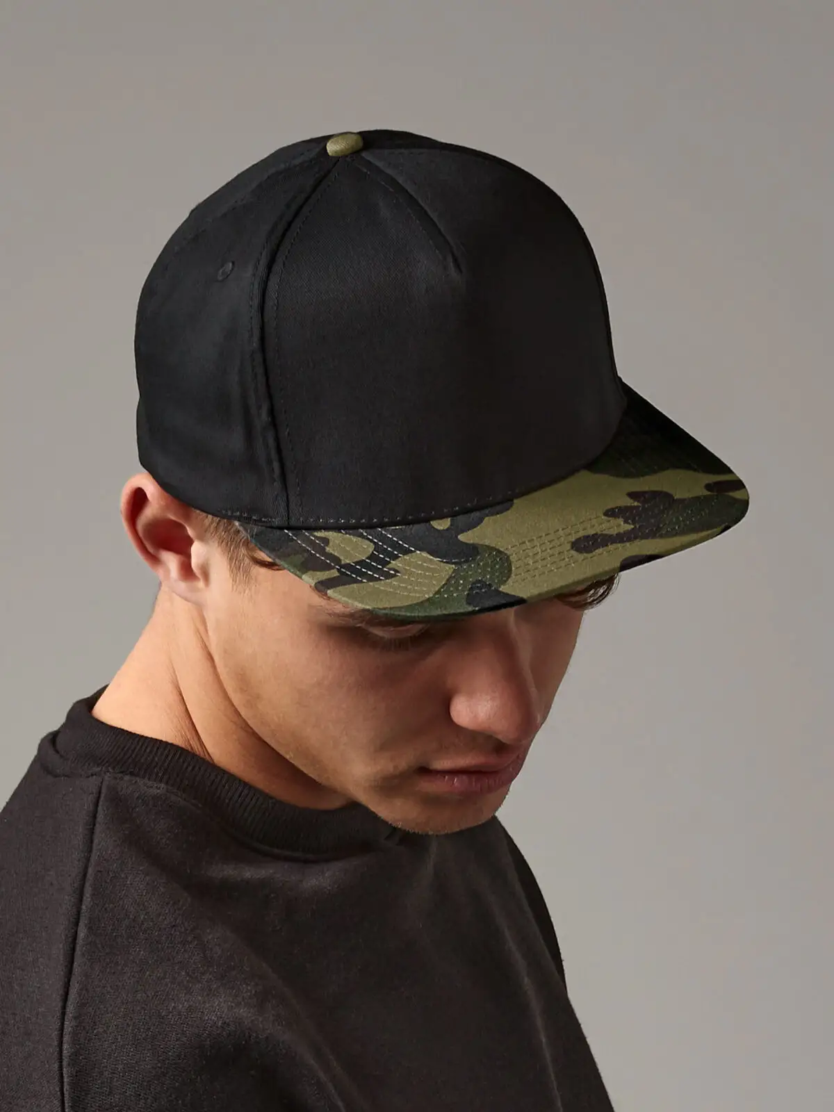 [AW-B691-BLKDE-UNICA] Camo Snapback