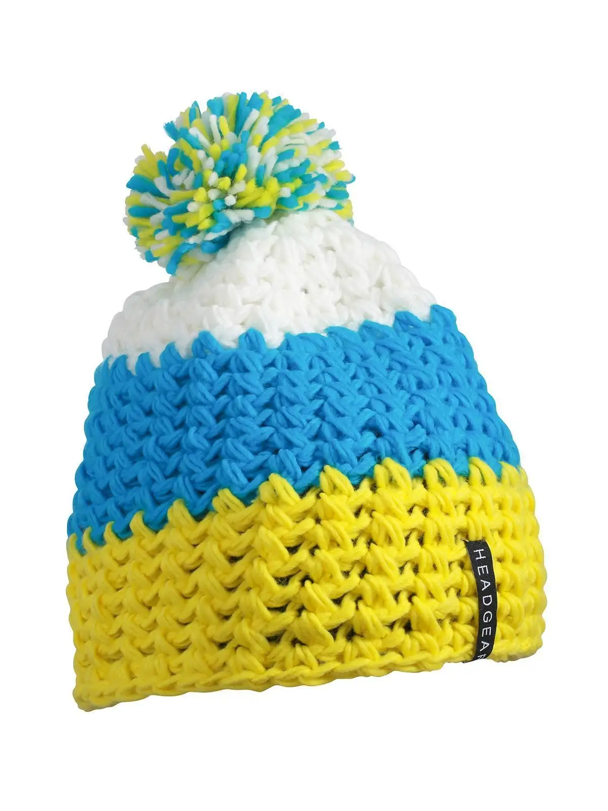 Crocheted Cap with Pompon
