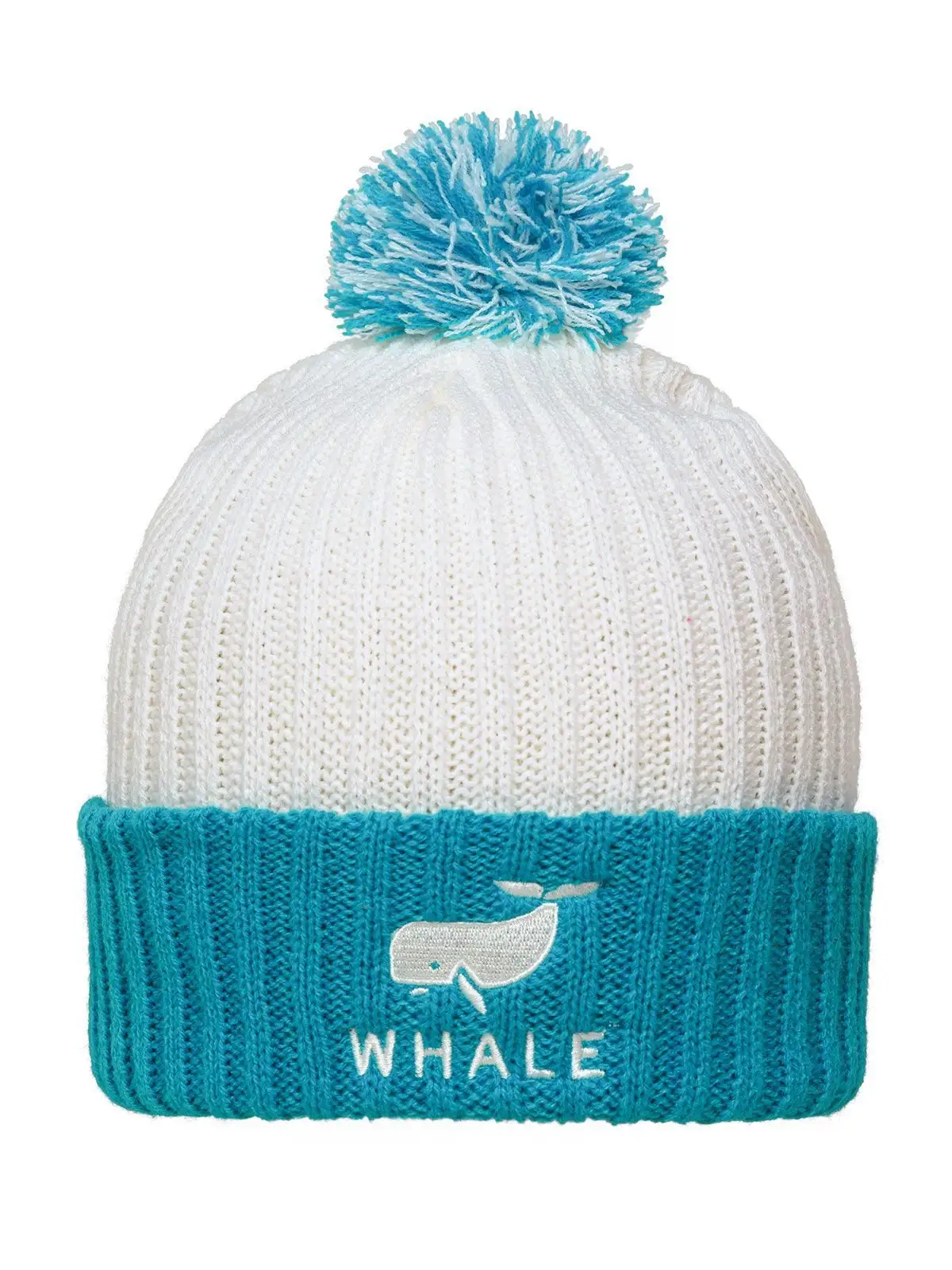 Knitted Cap with Pompon