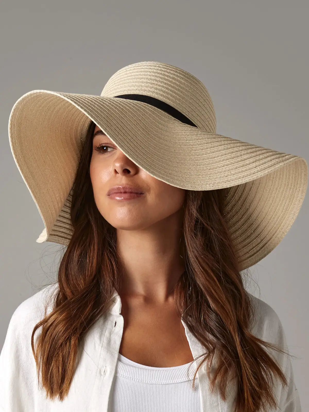 [AW-B740-NAT-UNICA] Marbella Wide-Brimmed Sun Hat
