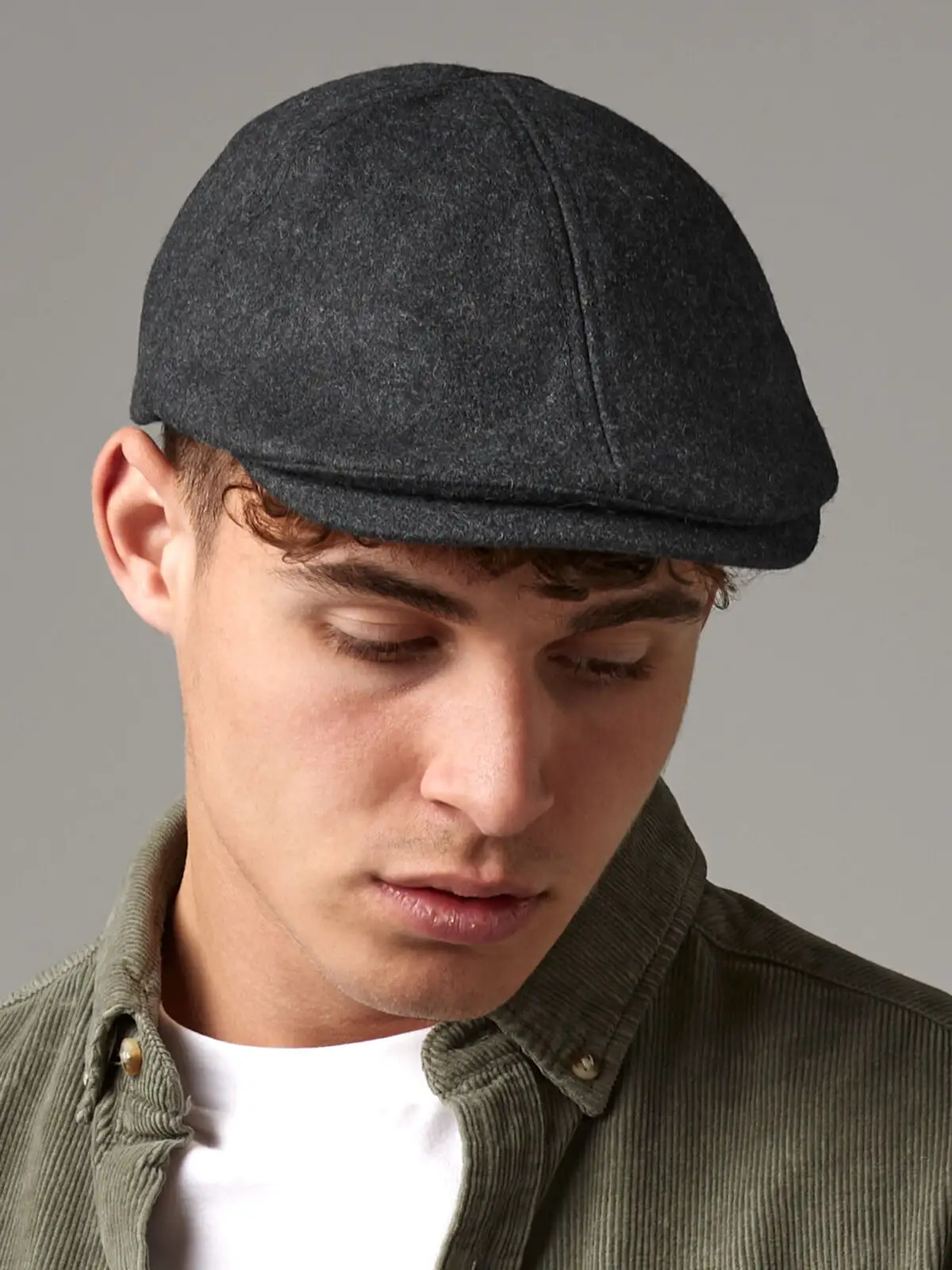 [AW-B623-CHM-UNICA] Melton Wool Ivy Cap