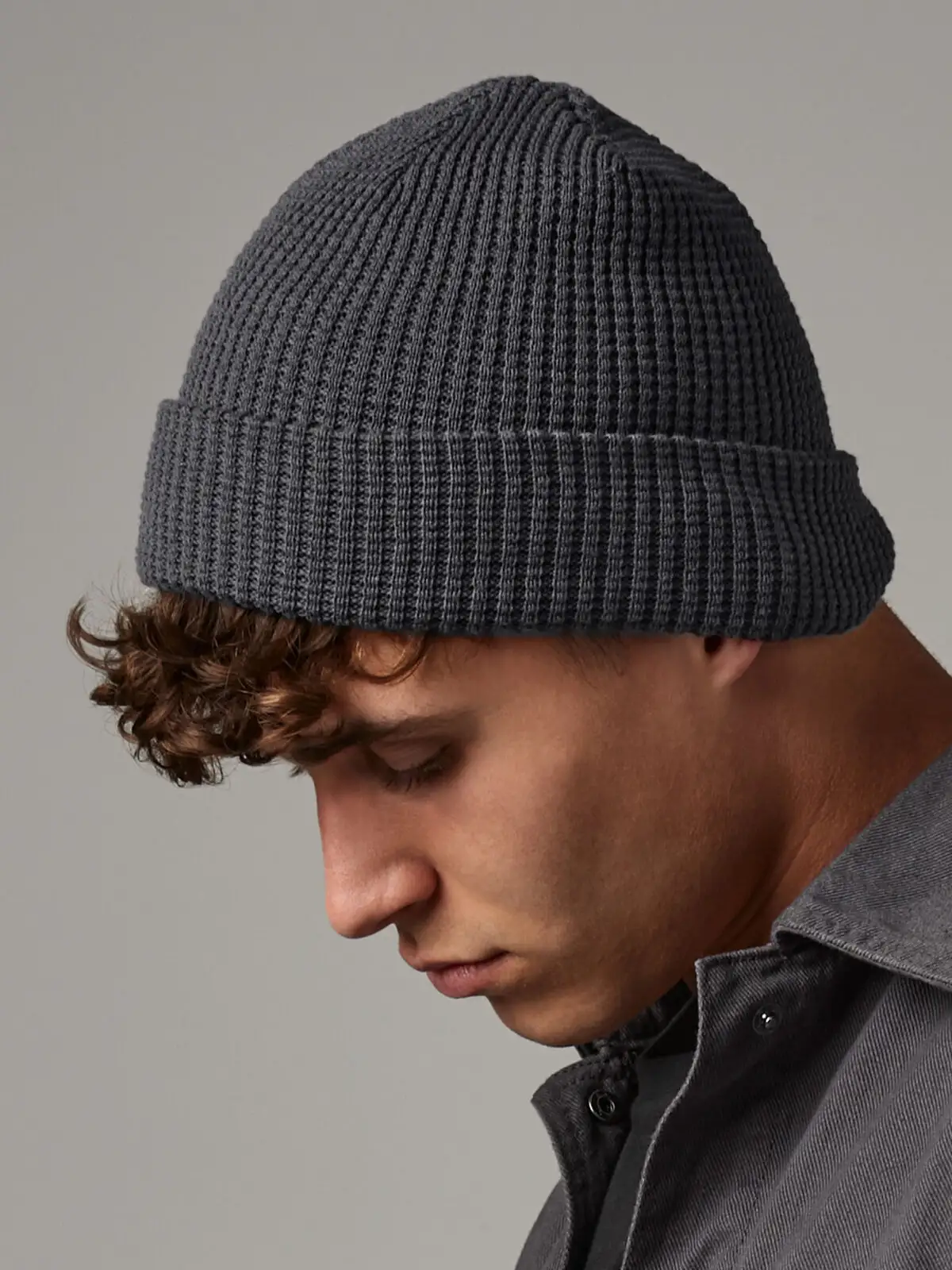Organic Cotton Waffle Beanie