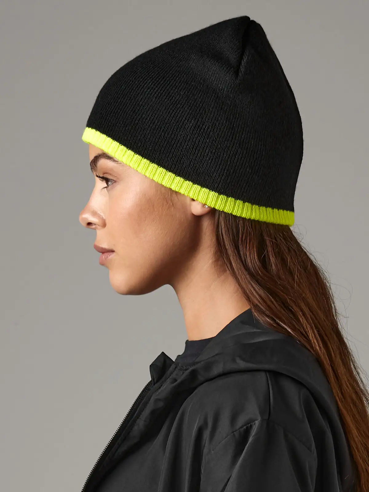 Two-Tone Pull-On Beanie
