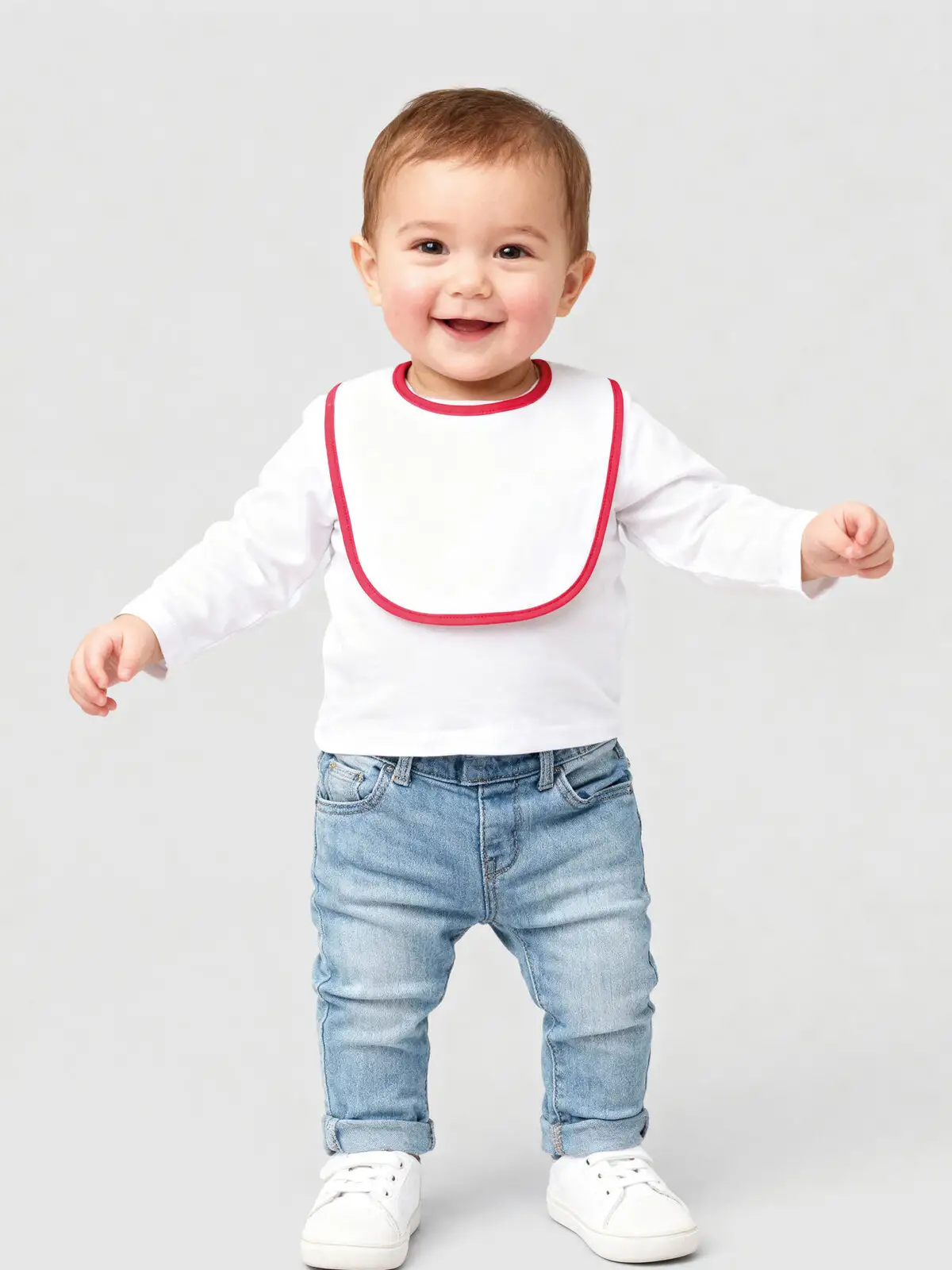 Baby bib double layer