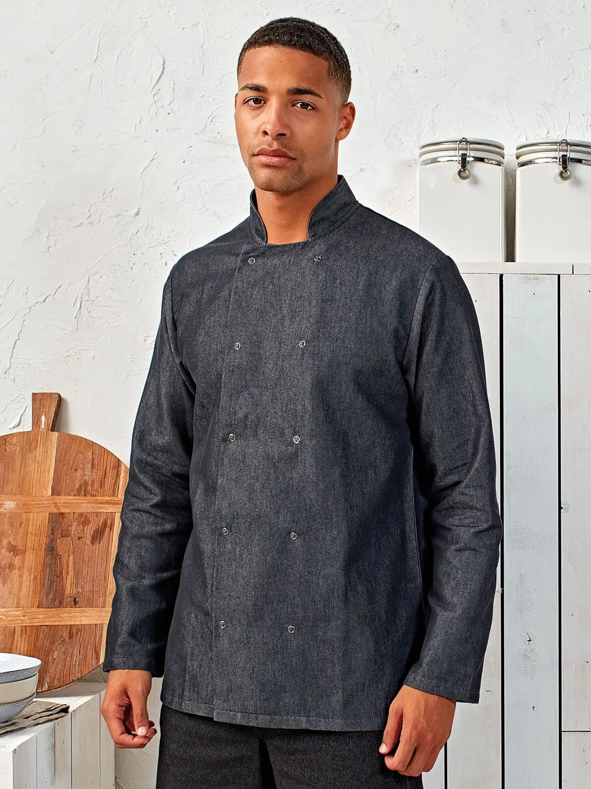 Denim Chef's Jacket