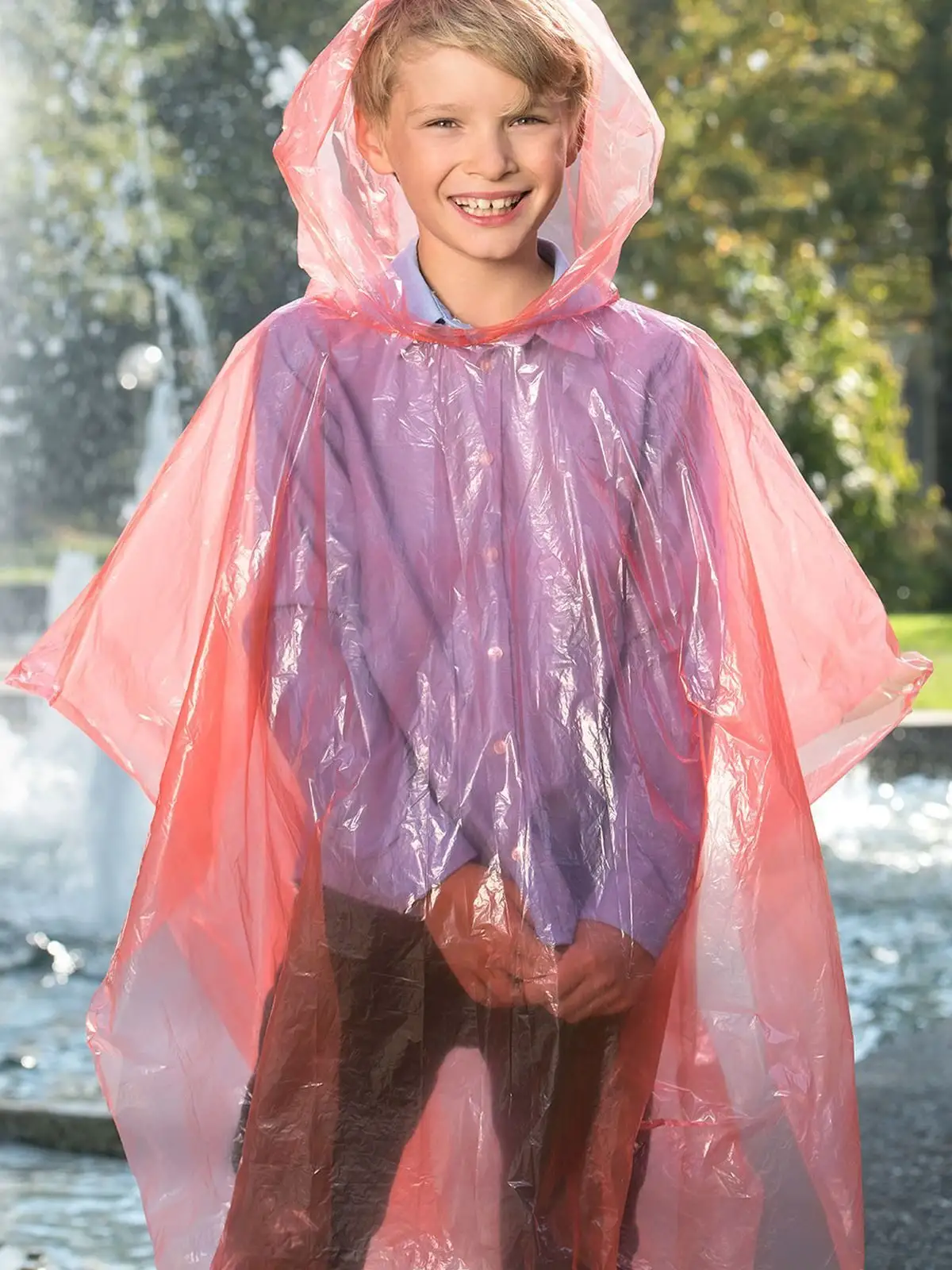 Disposable Raining Poncho Sumatra For Kids