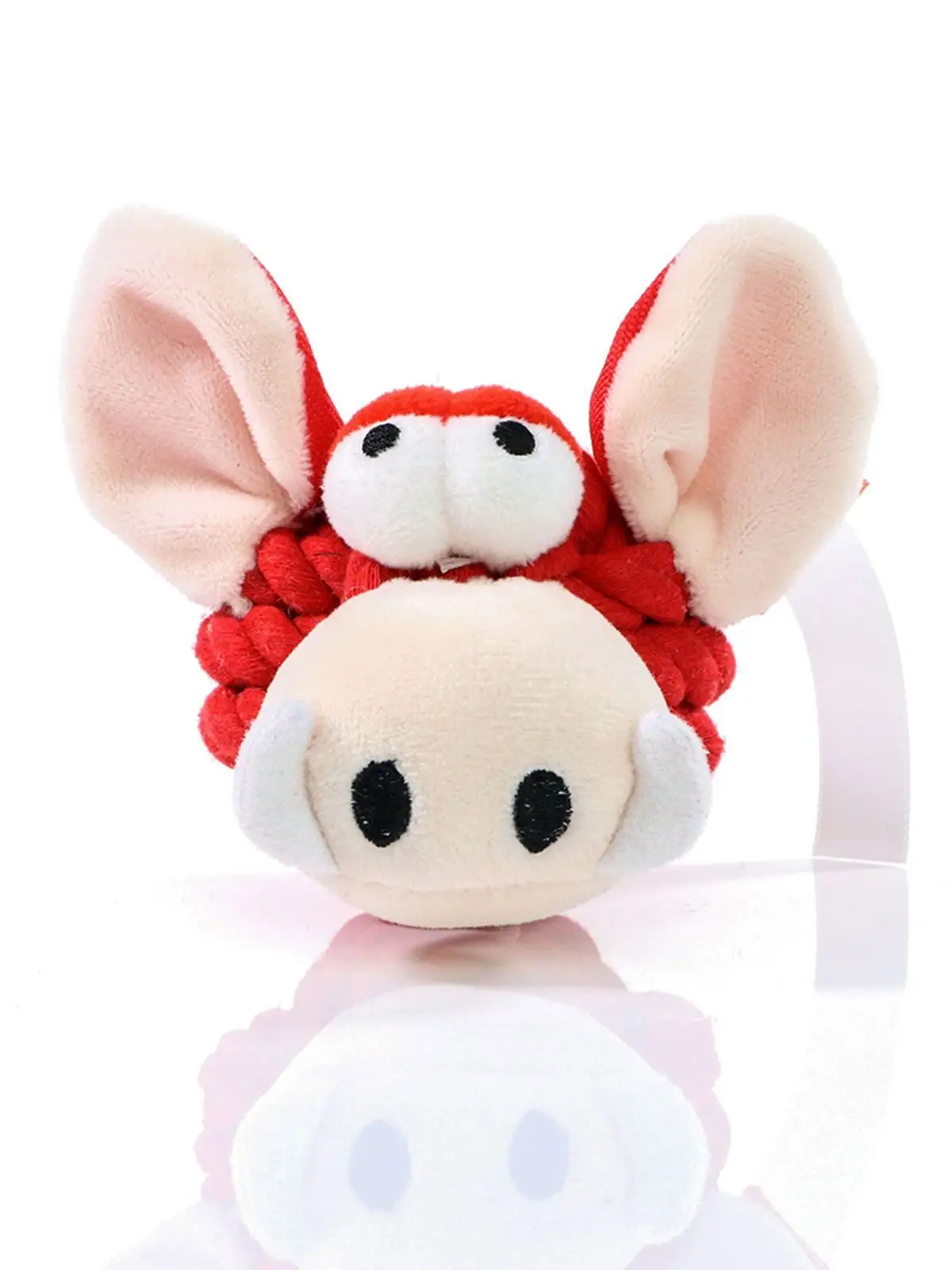 [AW-M170023-RD-UNICA] Dog toy knotted animal boar