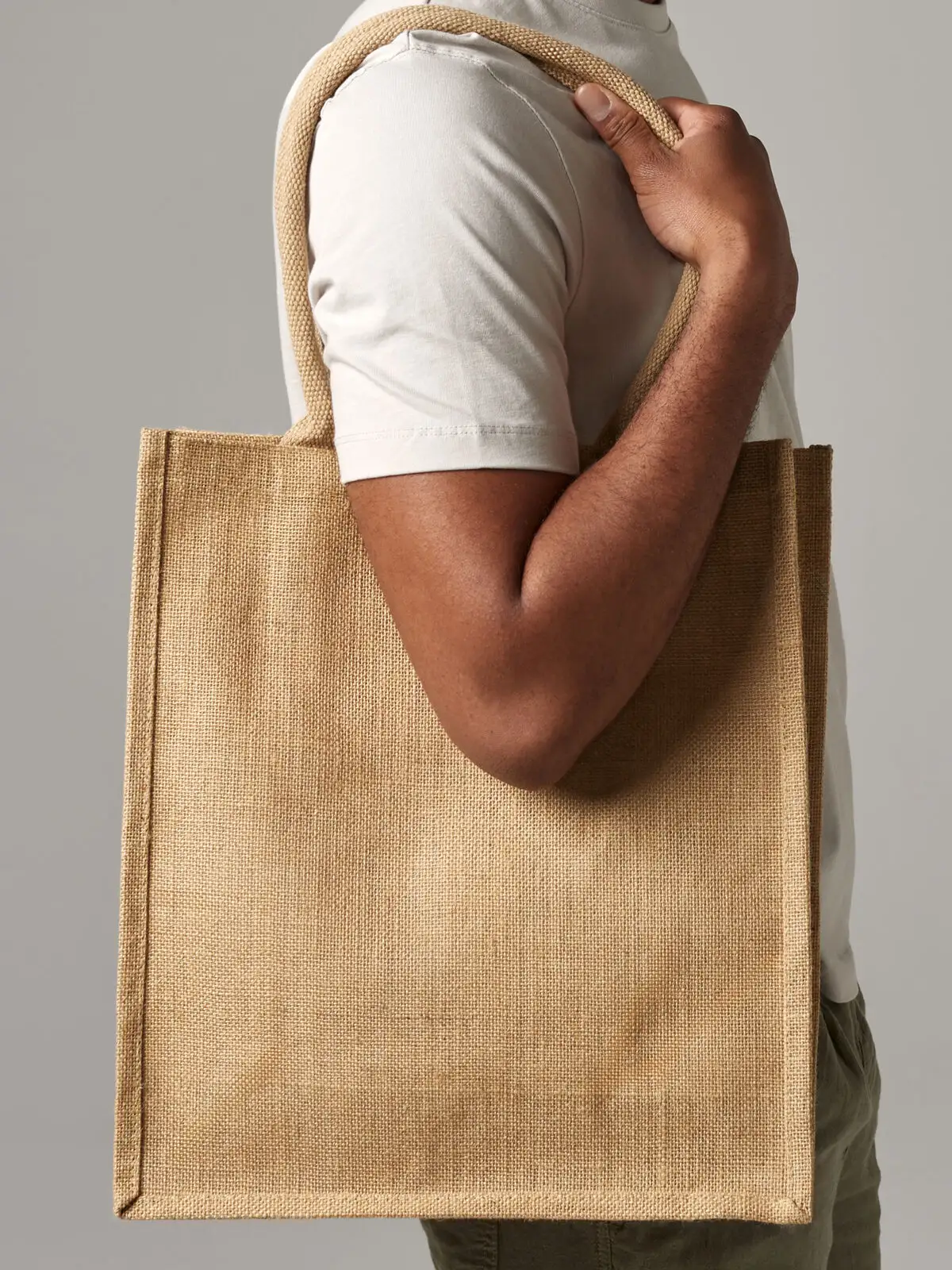 [AW-W409-NAT-UNICA] Jute Boutique Shopper