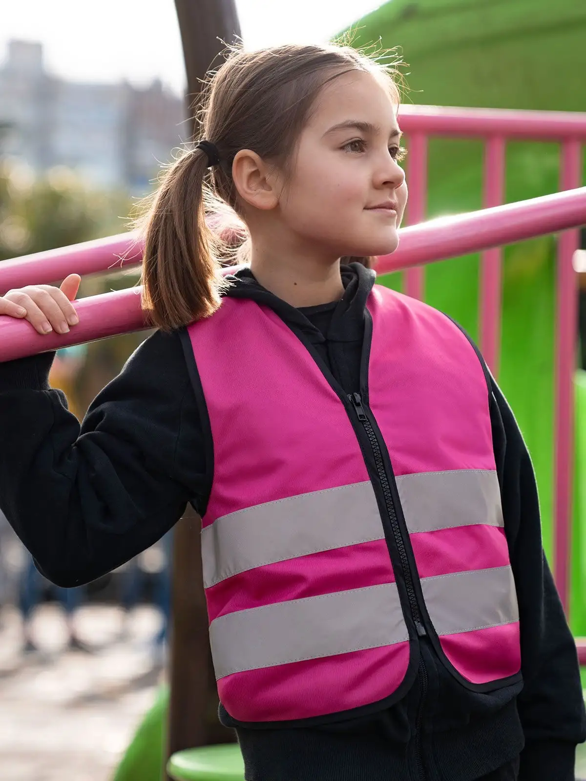 Korntex Safety Vest for Kids with Zipper Aalborg
