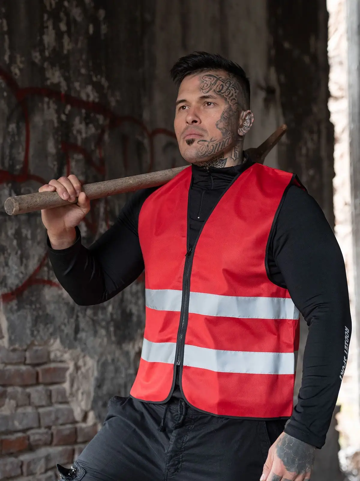 Korntex Safety Vest with Zipper Cologne