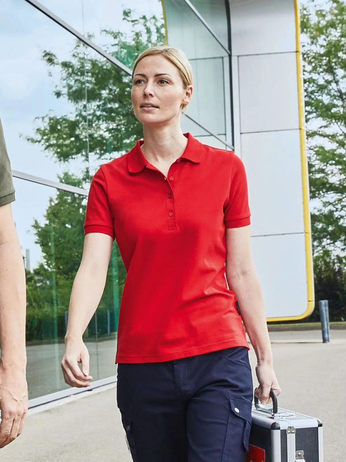 Ladies' Bio Stretch-Polo Work - Solid