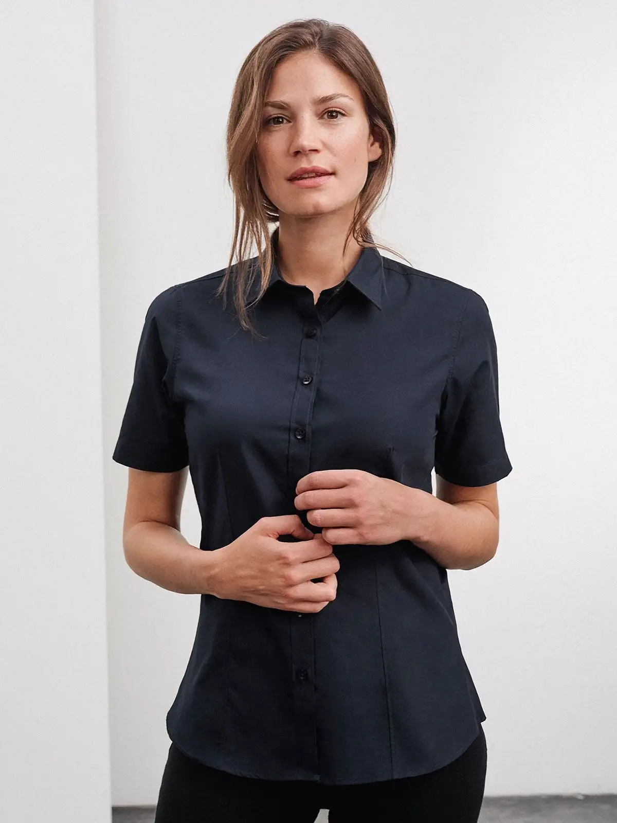 Ladies' Shirt Shortsleeve Poplin