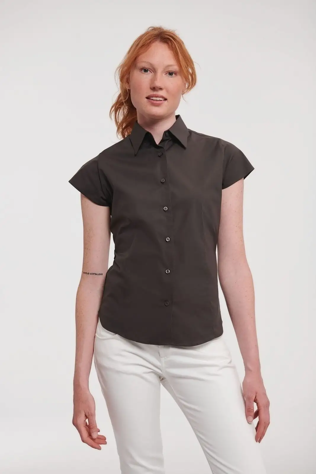 Ladies' Short Sleeve Easy Care Fitted Shirt