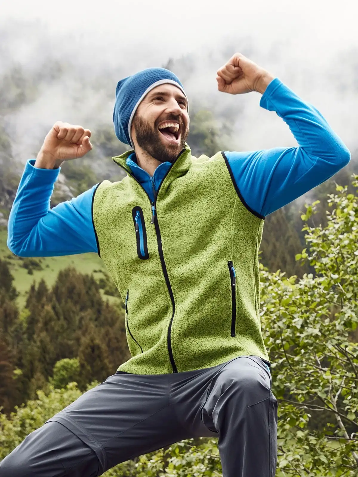 Men's Knitted Fleece Vest