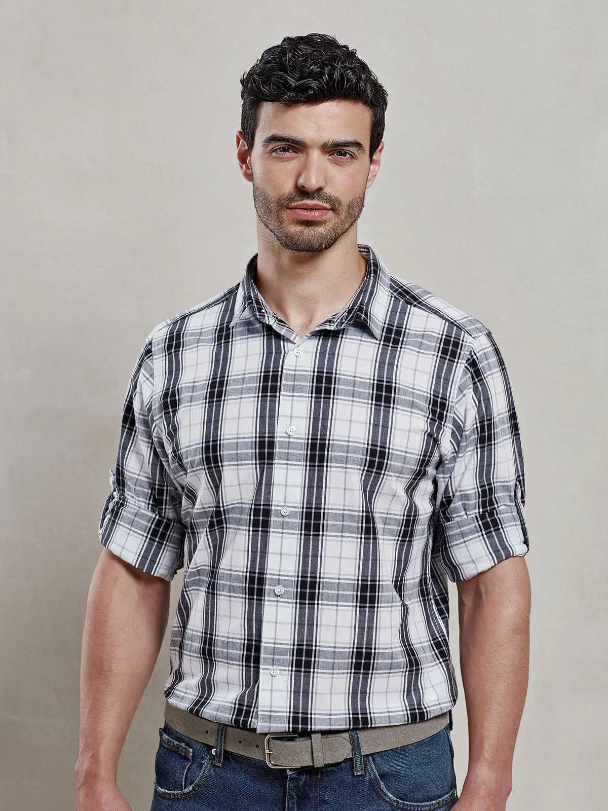 Men's Long Sleeve 'Ginmill' Check Shirt
