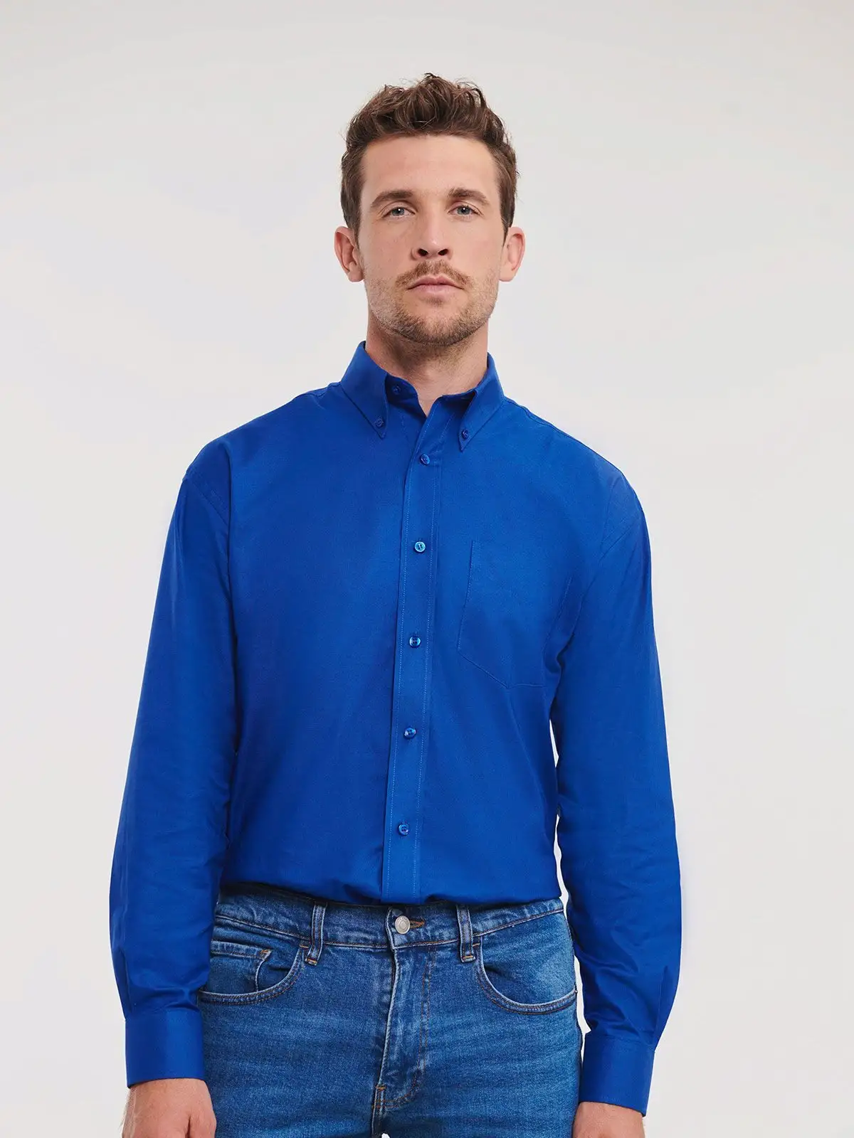 Men's Long Sleeve Easy Care Oxford Shirt