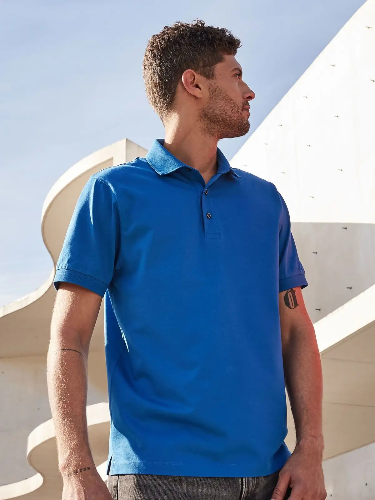 Men's Mercerised Polo