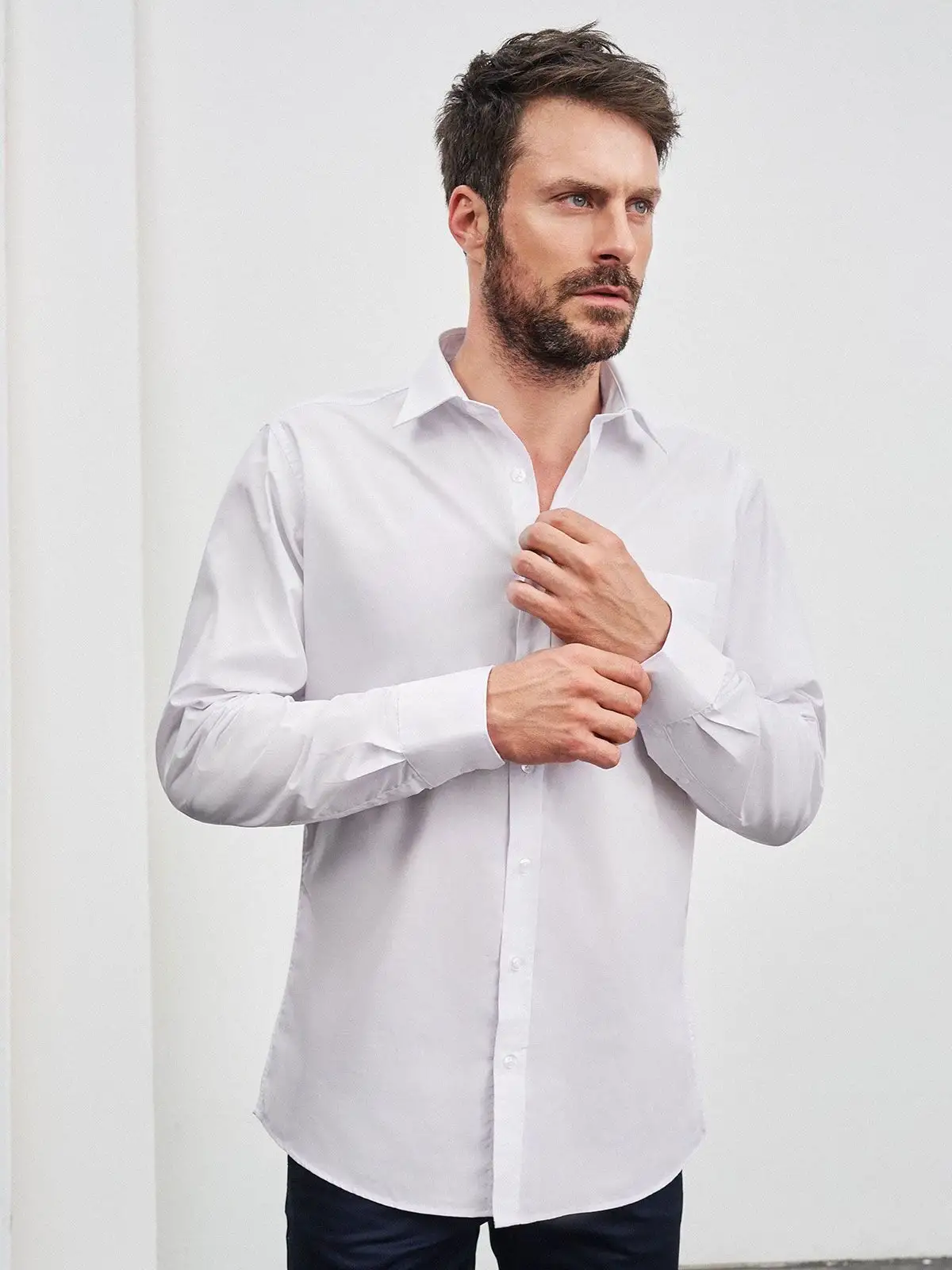 Men's Shirt Longsleeve Poplin