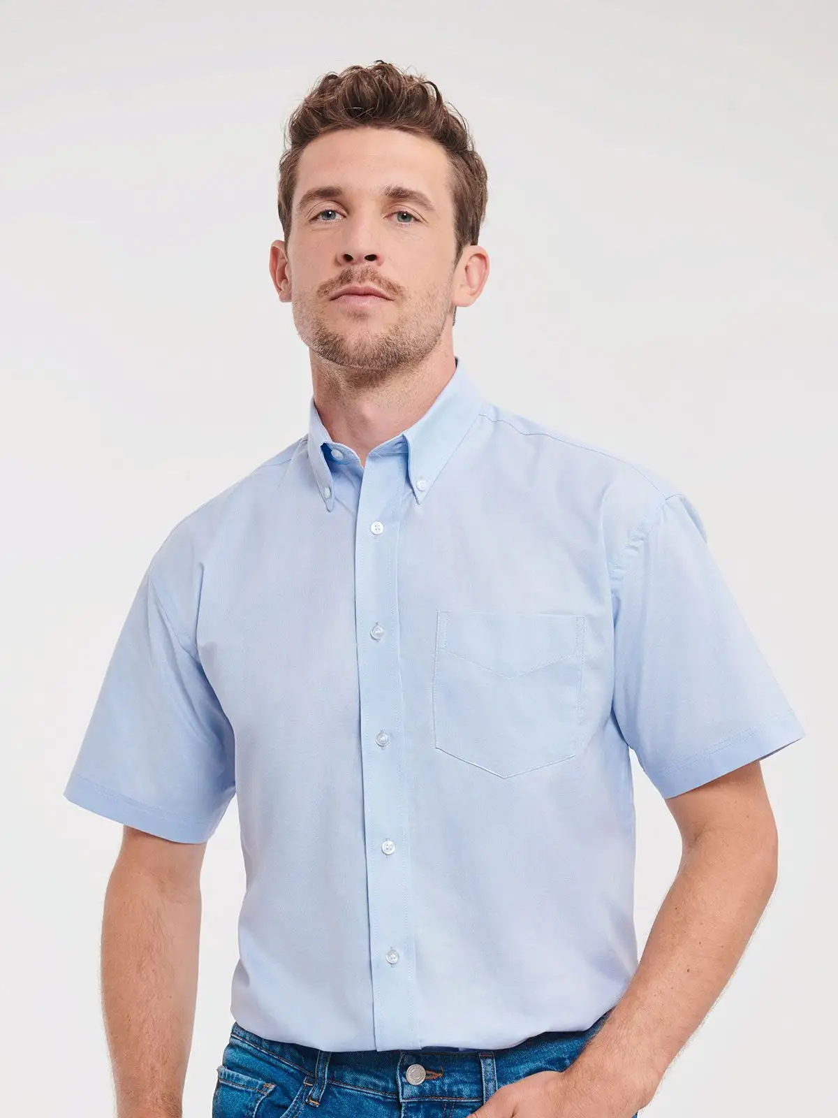 Men's Short Sleeve Easy Care Oxford Shirt