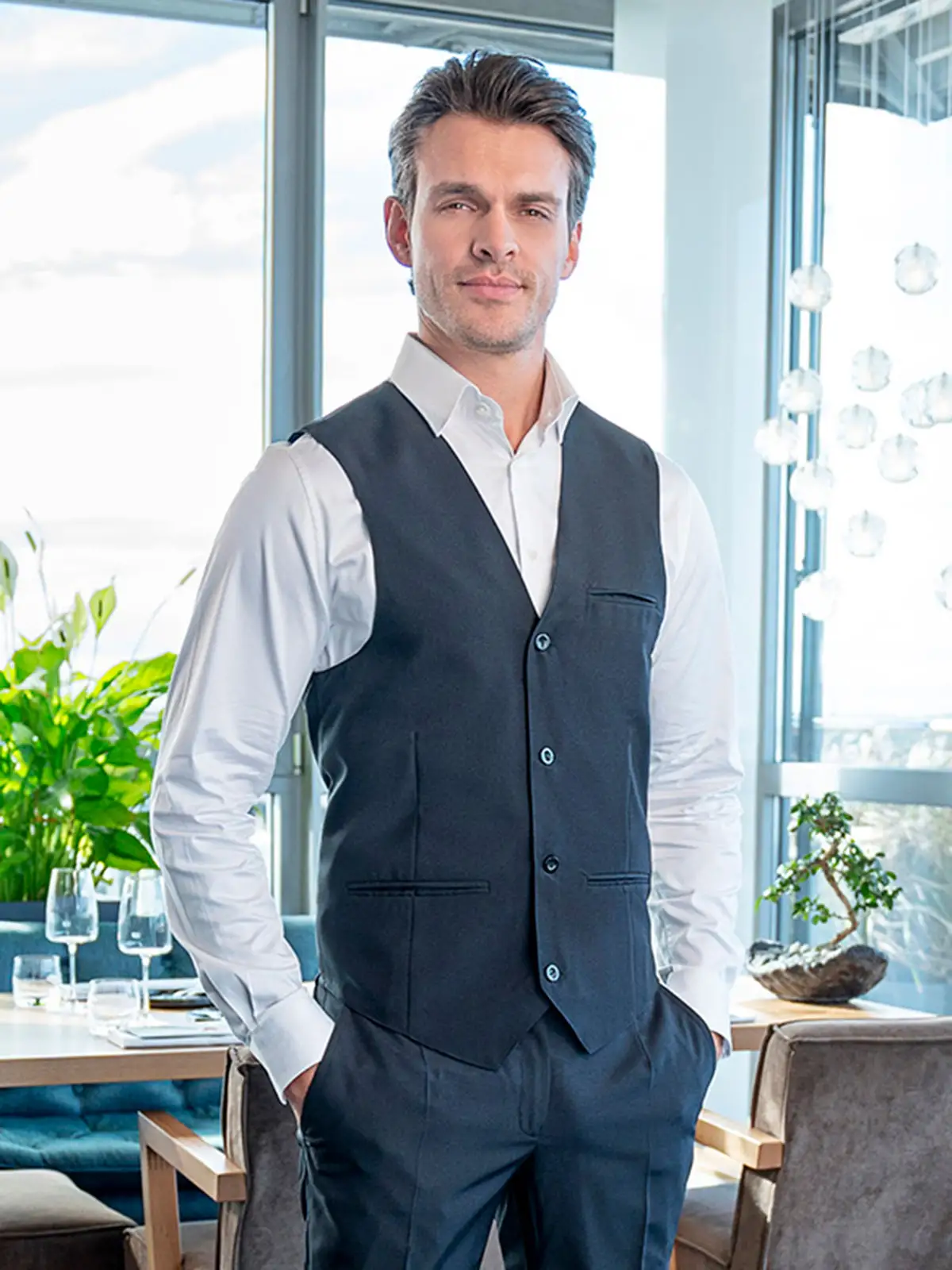 Men's Waistcoat Basic