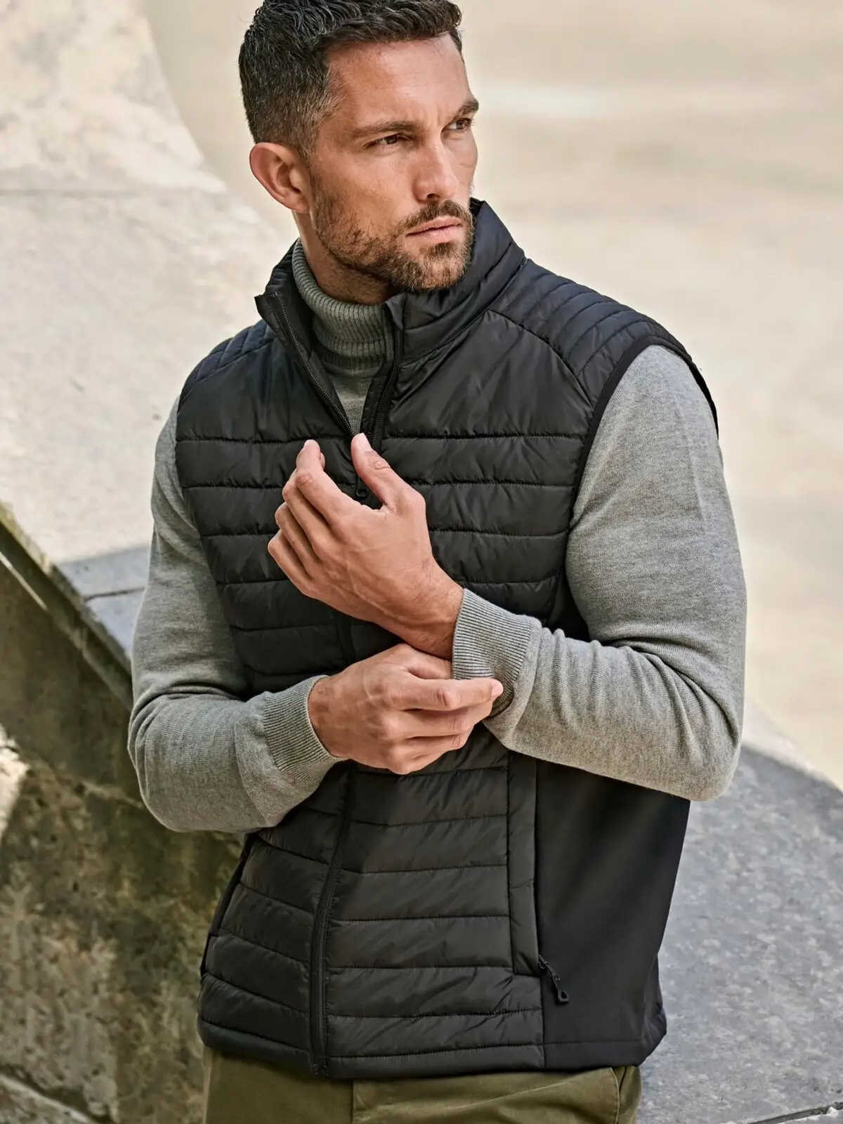 Men's crossover bodywarmer