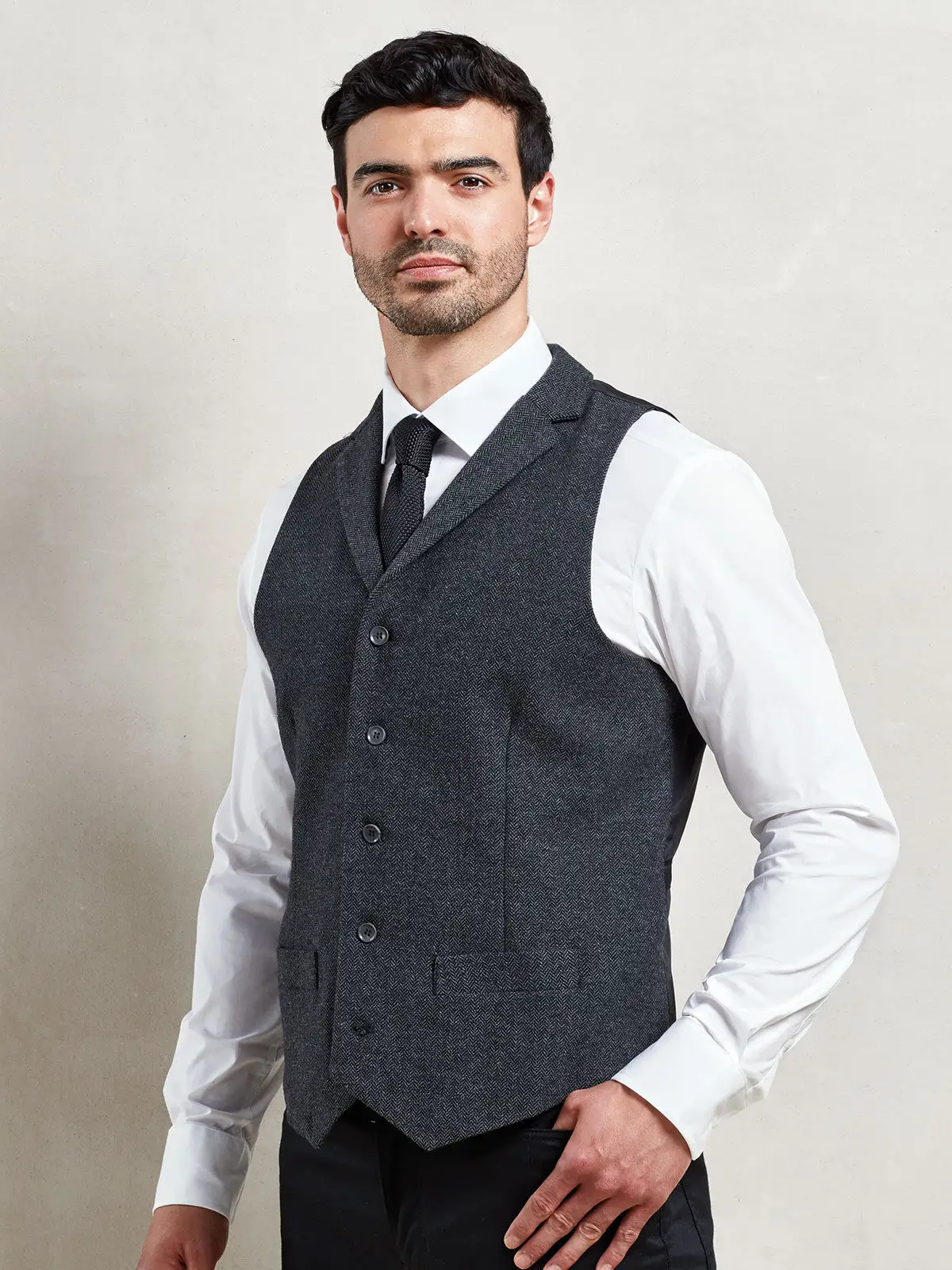 Men’s Herringbone Waistcoat