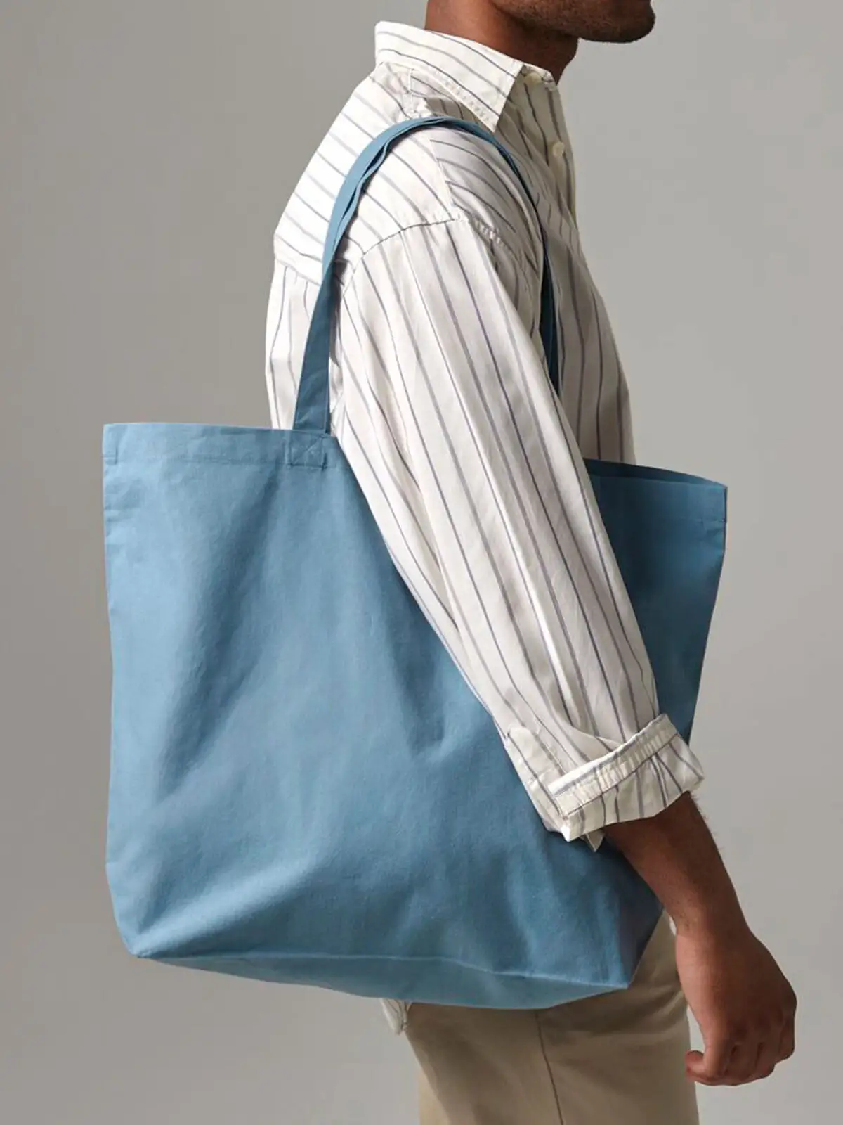 Organic Natural Dyed Maxi Bag For Life