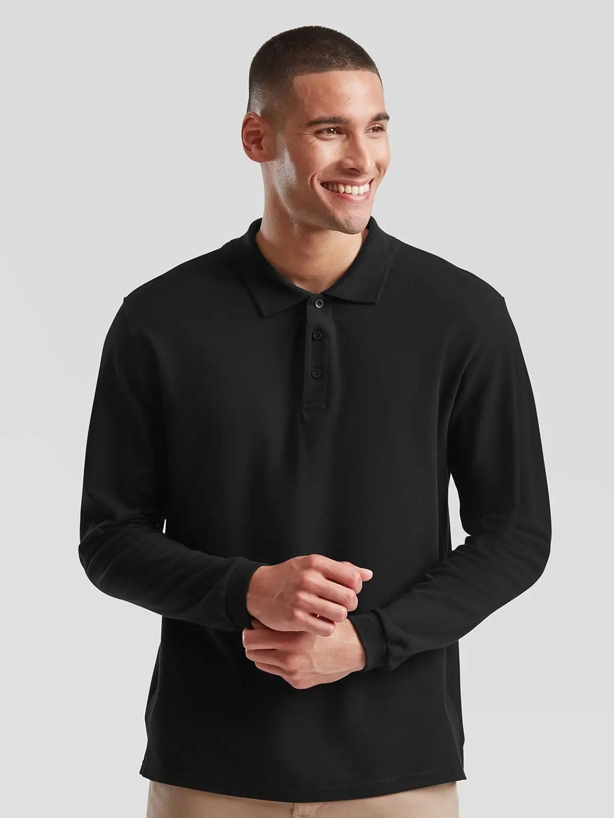 Premium Long Sleeve Polo
