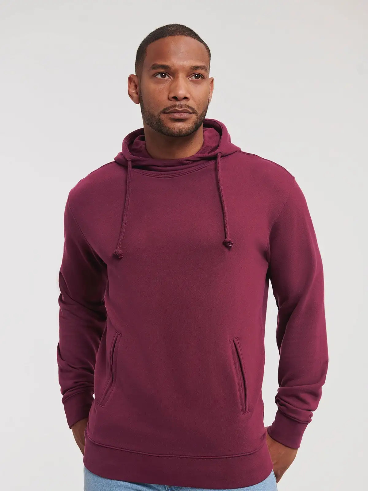 Pure Organic High Collar Hooded Sweat