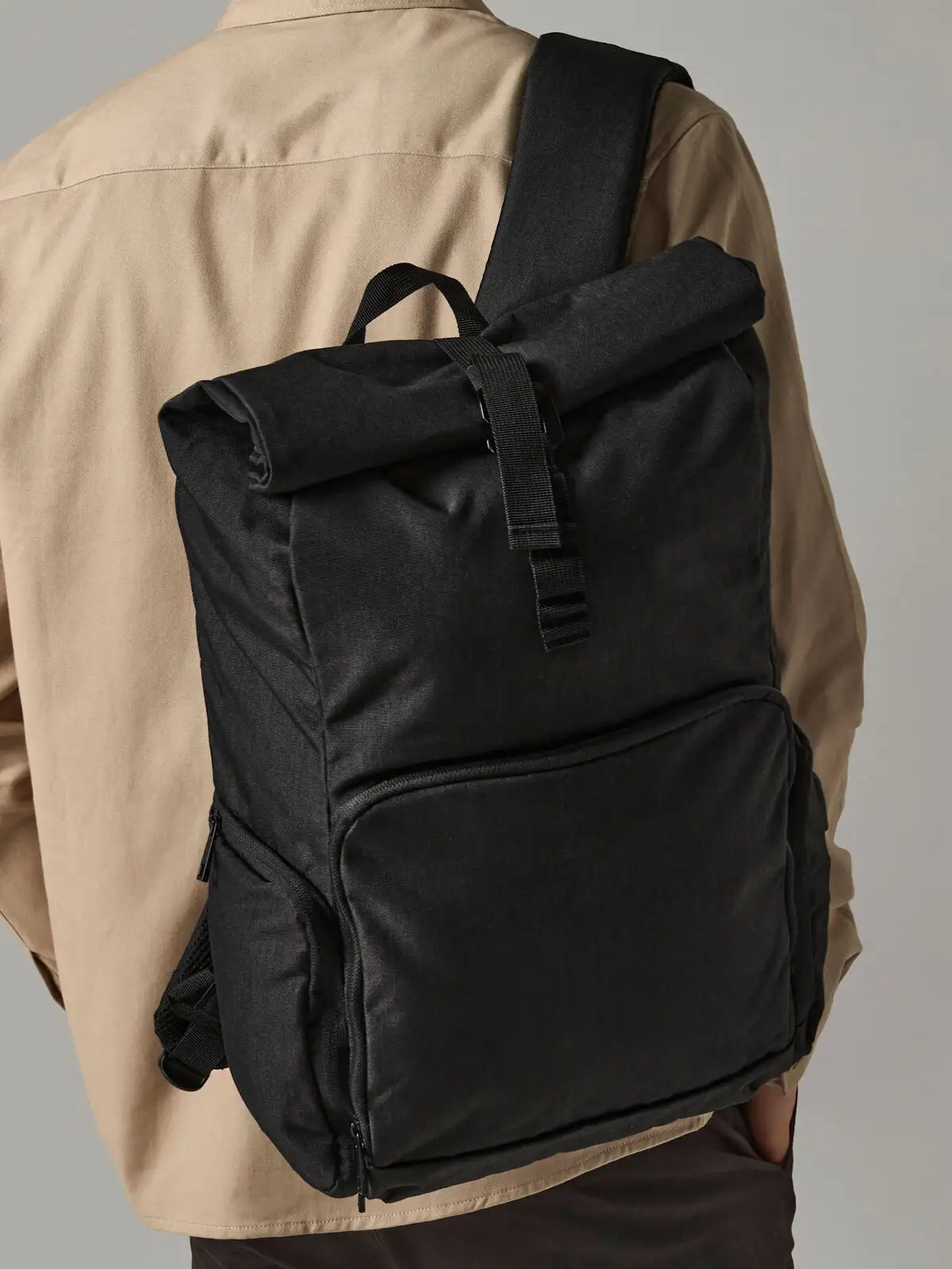 Q-Tech Charge Roll-Top Backpack