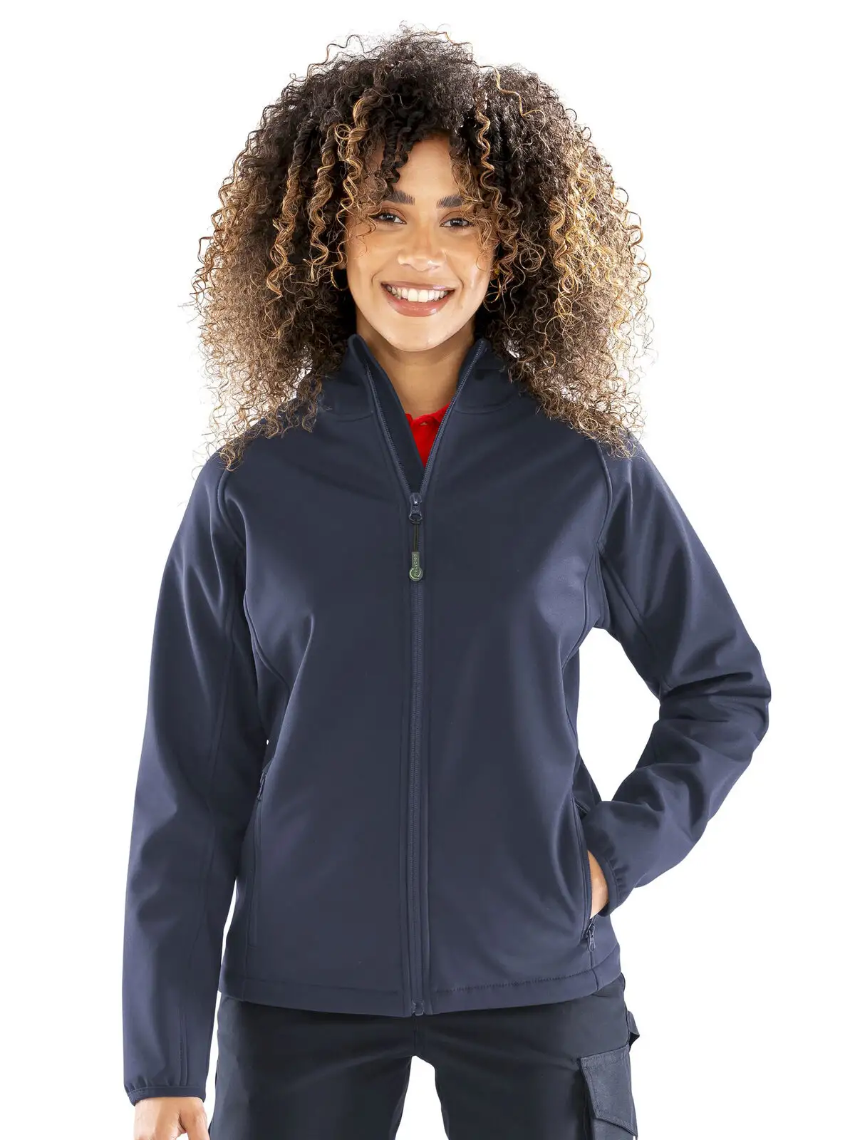Recycled printable 3-layer hooded softshell